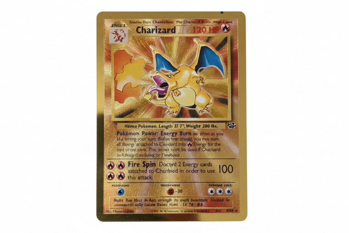 Pokémon TCG - Promo Card - 4/102 Gold Card Metal Holo - Charizard Celebrations