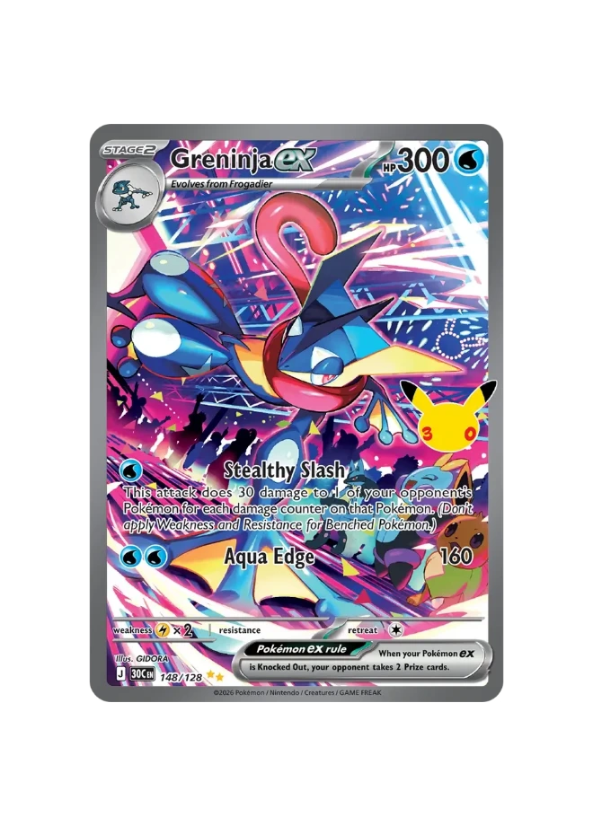 Pokémon TCG - 30C EN 148/128 - Greninja Ex