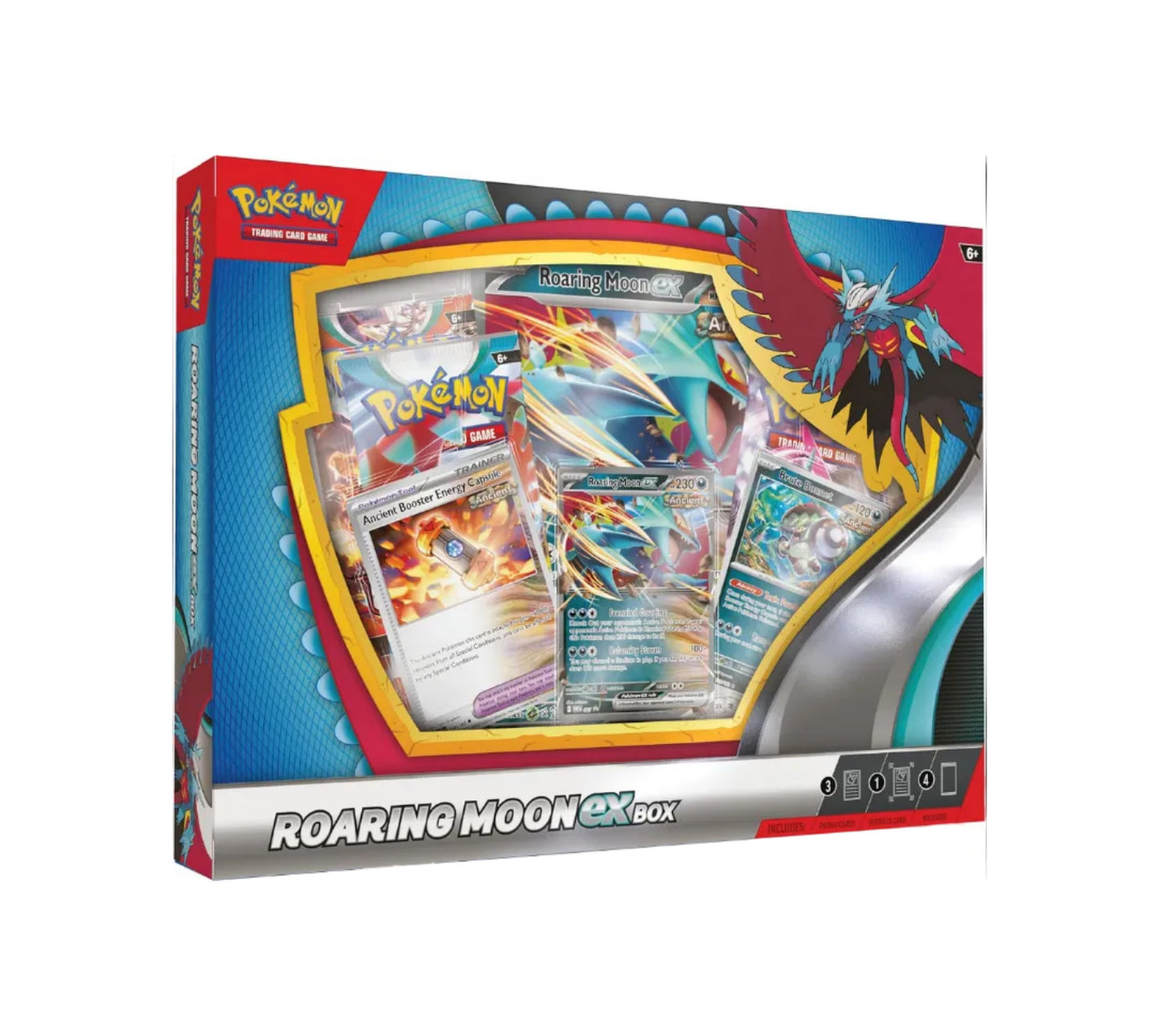 Pokémon TCG - Paradox Rift Roaring Moon Ex Collection Box (EN) 2023