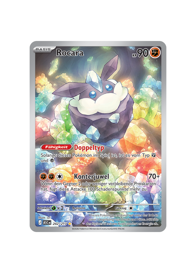Pokémon TCG - ASC DE 242/217 - Rocara