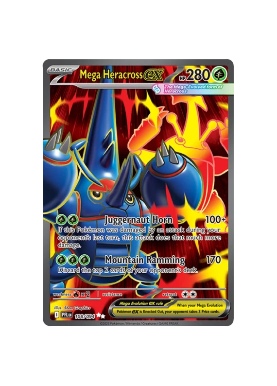 Pokémon TCG - PFL EN 108/094 - Mega Heracross EX