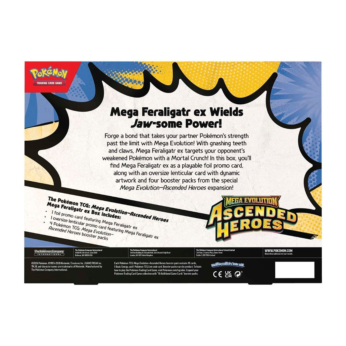 Pokémon TCG - Ascended Heroes - Mega Feraligatr Ex - Collection (EN)