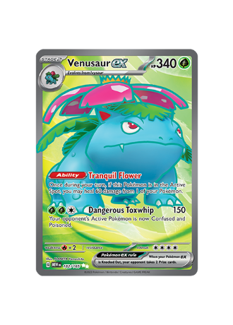 Pokémon TCG - MEW151 EN 182/165 - Venusaur EX