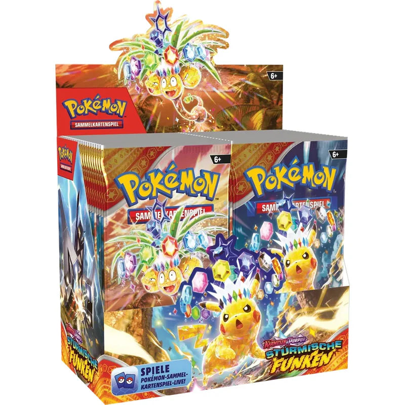 Pokémon TCG - Stürmische Funken Booster Display Box (DE) 2024