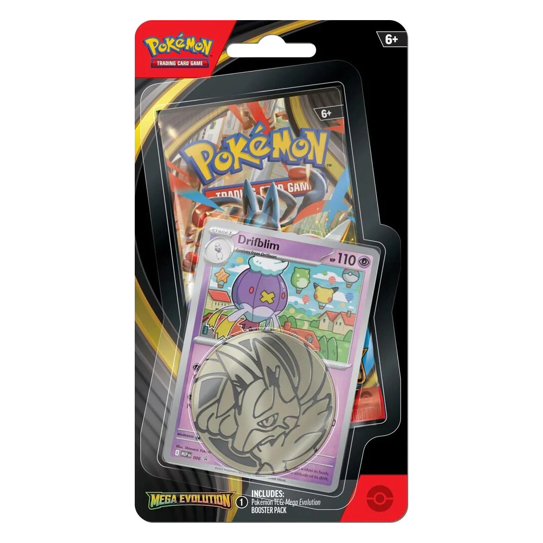 Pokémon TCG - Mega Evolution Drifblim Promo Booster Blister Pack (EN) 2025