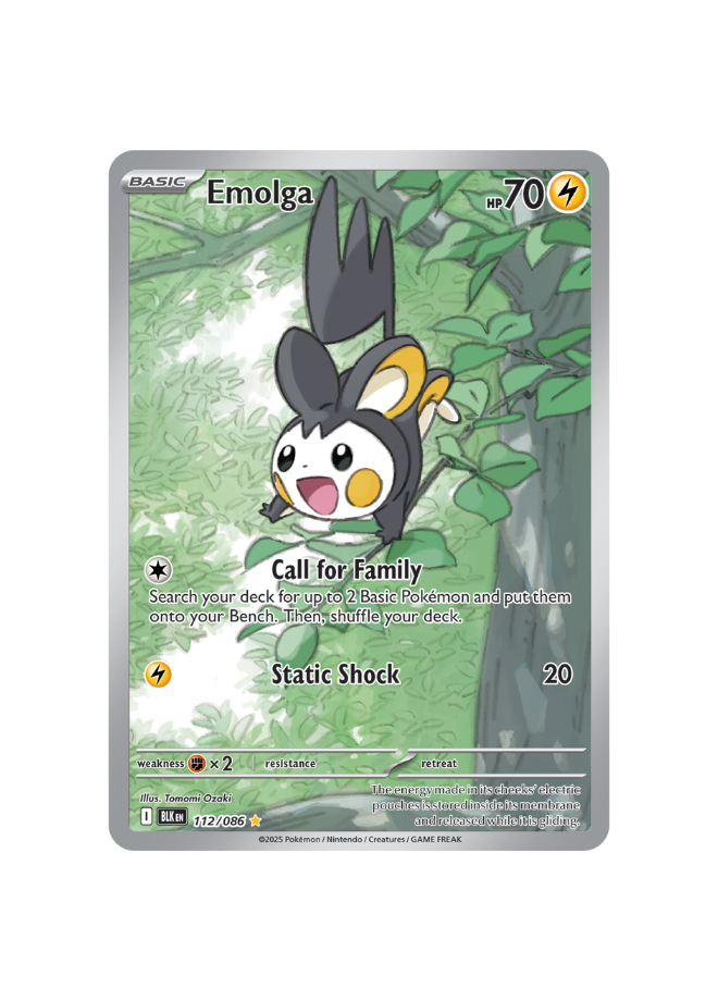 Pokémon TCG - BLK EN 112/086 - Emolga