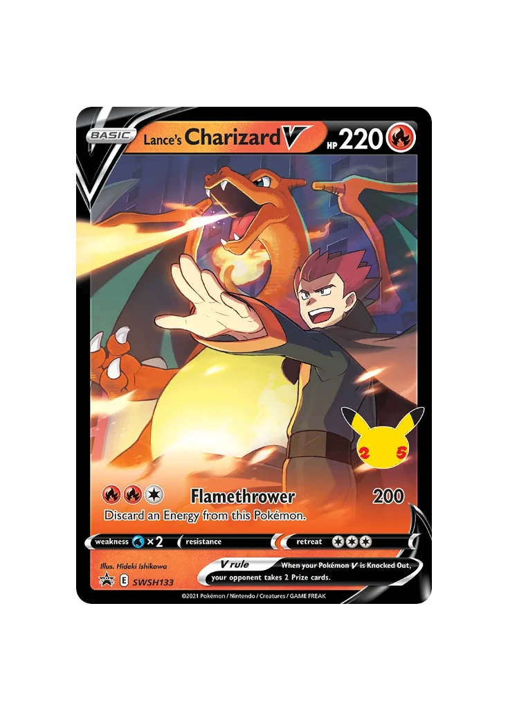 Pokémon TCG - 25th Celebrations EN SWSH133/123 - Lance's Charizard