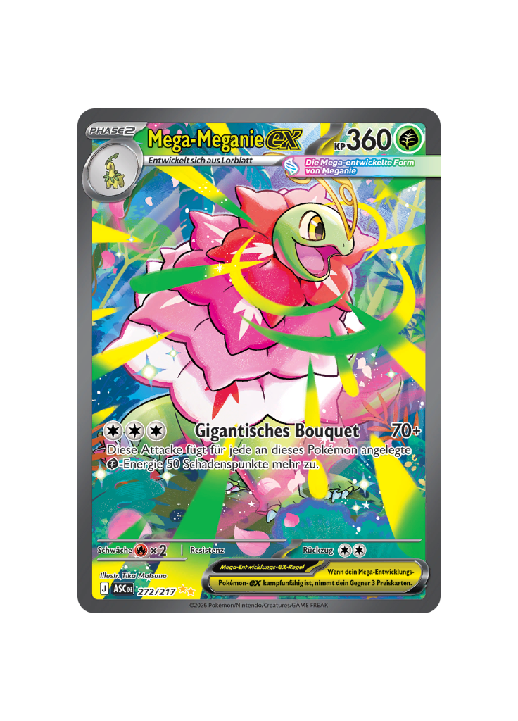 Pokémon TCG - ASC DE 272/217 - Mega-Meganie EX