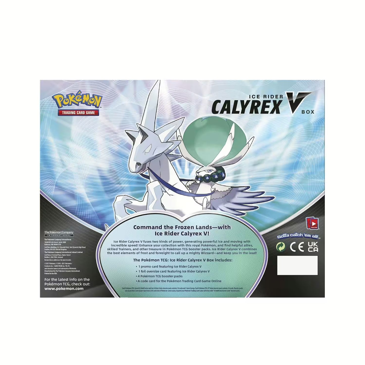 Pokémon TCG - Icerider Calyrex V Collection Box (EN) 2021
