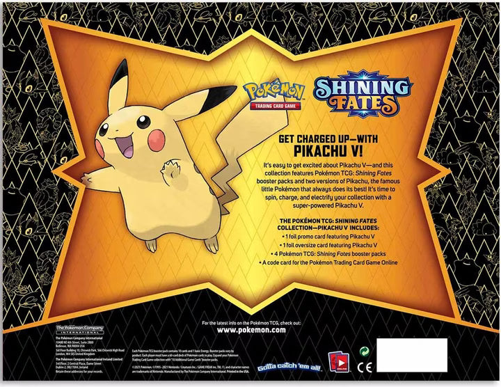 Pokémon TCG - Shining Fates Pikachu Collection Box (EN) 2021