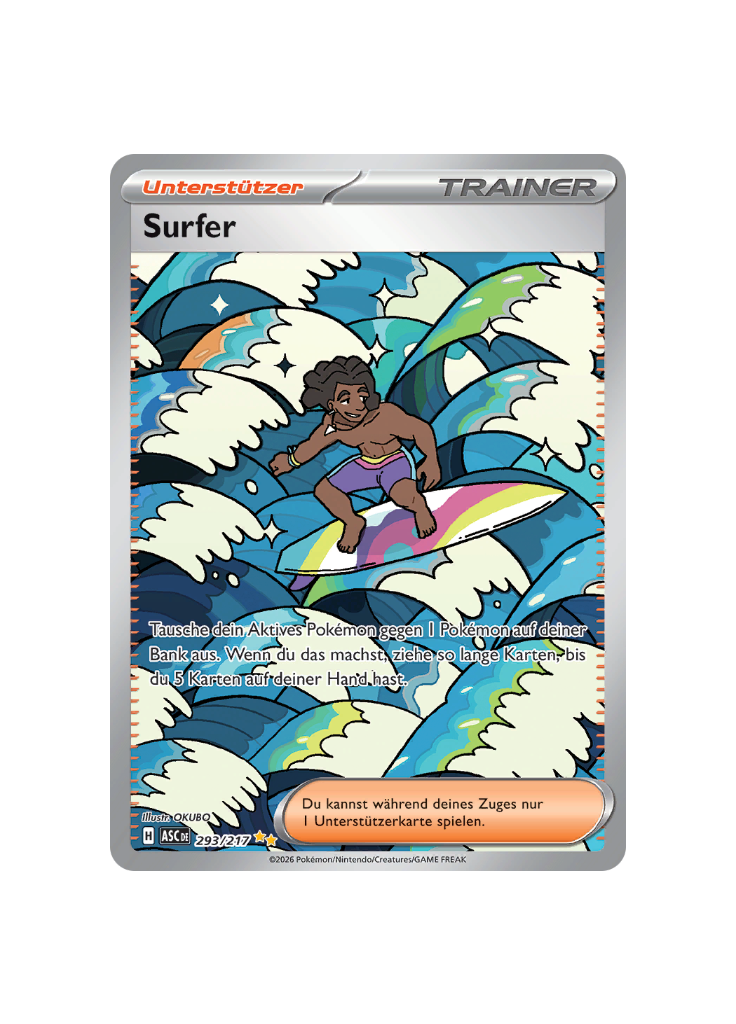 Pokémon TCG - ASC DE 293/217 - Surfer