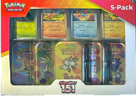 Pokémon TCG - 151 Mini Tin Collection Box (EN) 2024