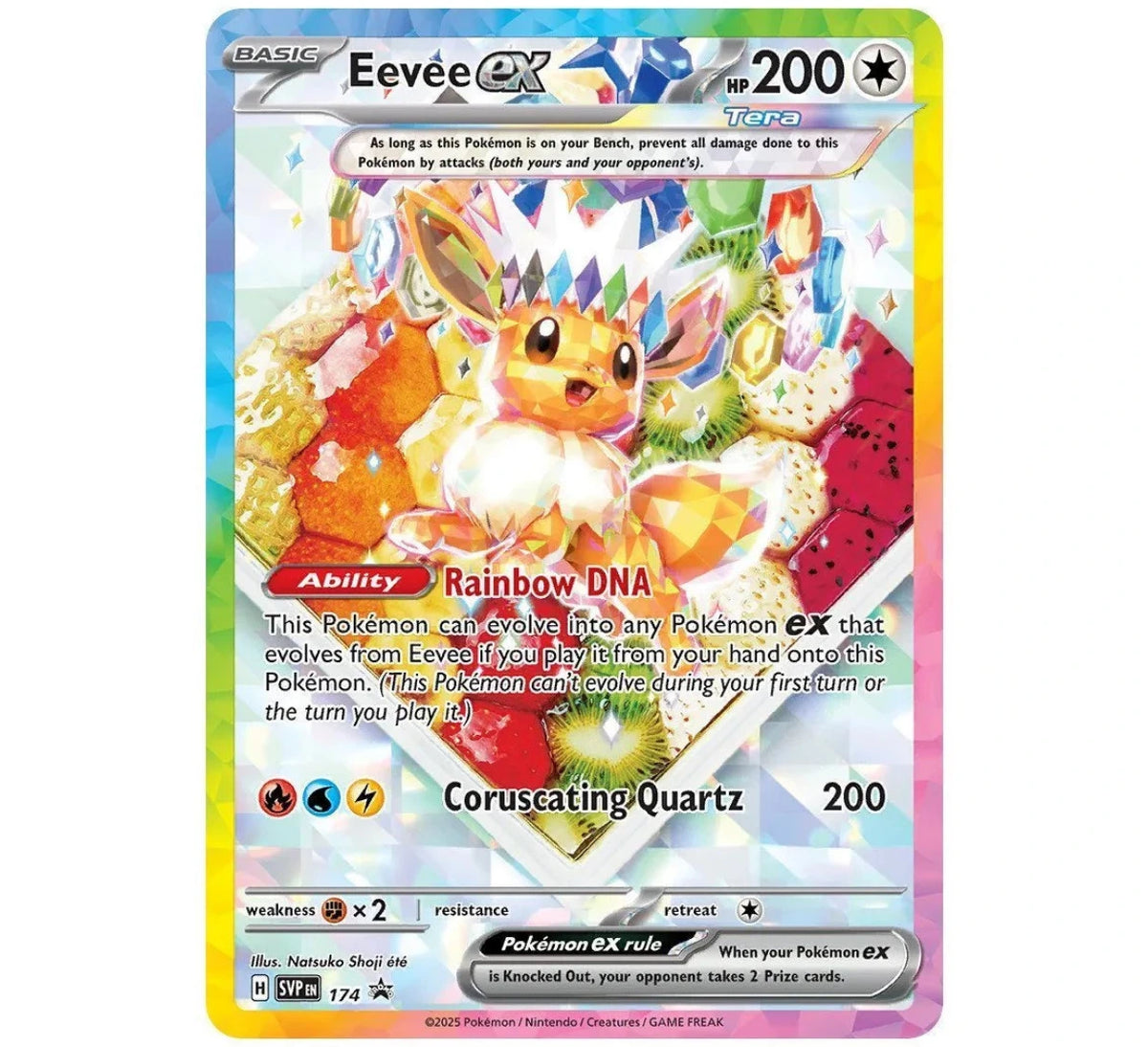 Pokémon TCG - Promo Card SVP/EN 174 - Eevee EX