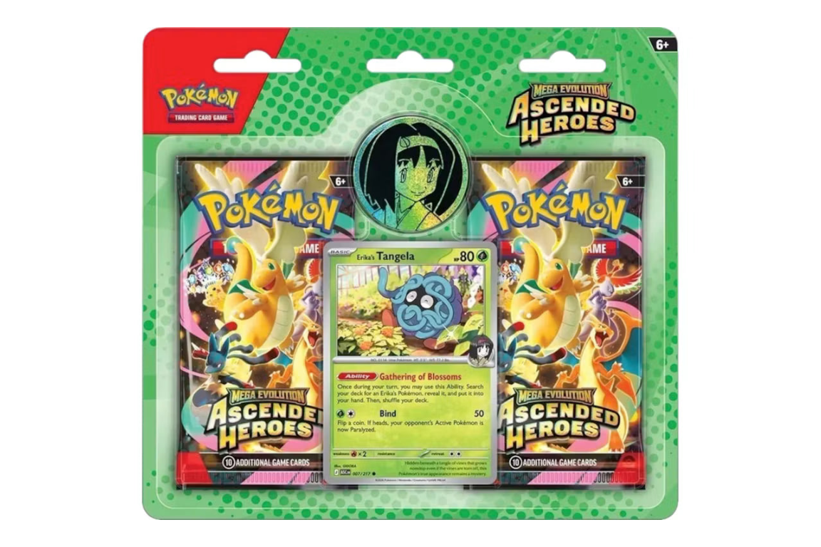 Pokémon TCG - Ascended Heroes - Erika`s Tangela 2er Booster Blister Pack (EN)