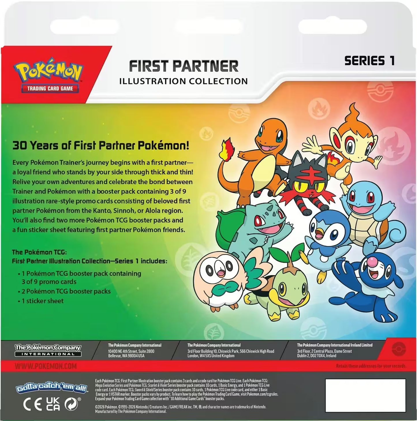 Pokémon TCG - First Partner - Series 1 (EN)