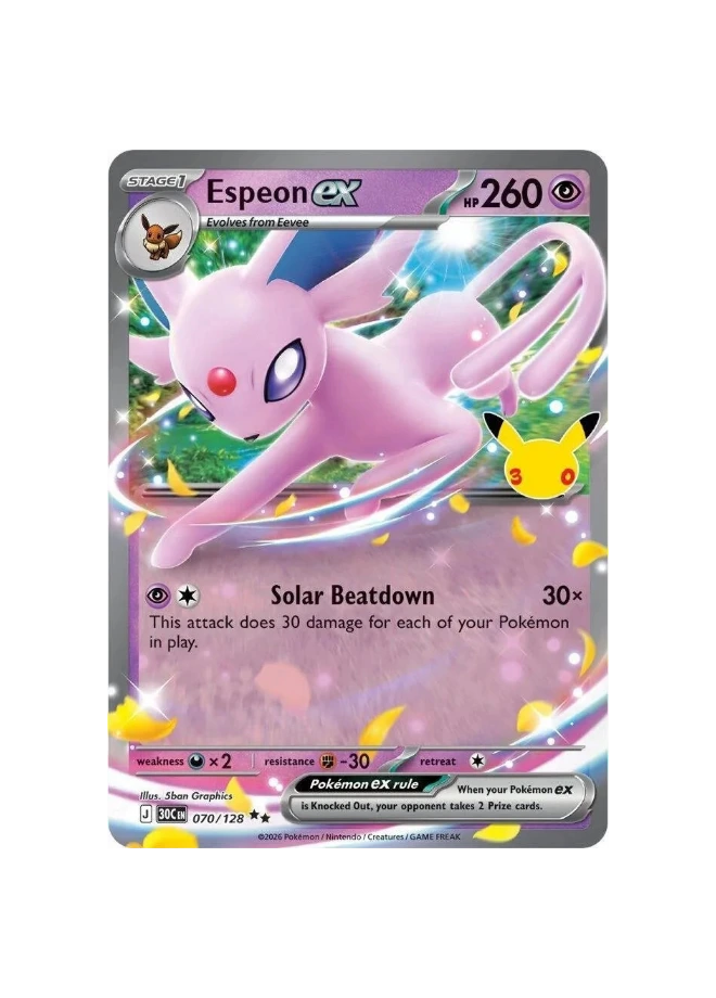 Pokémon TCG - 30C EN 070/128 - Espeon Ex