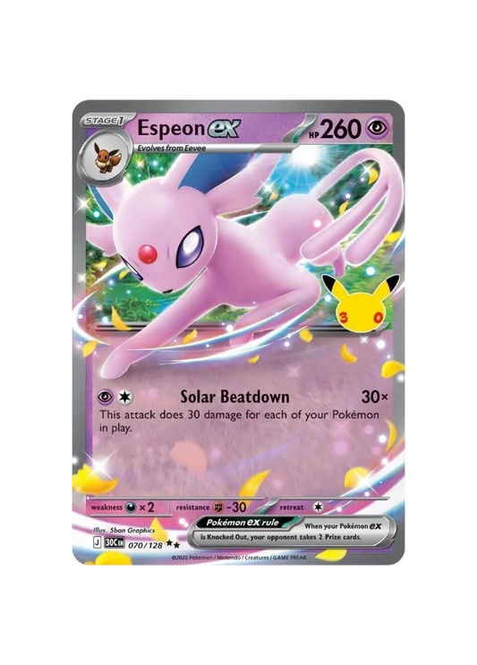 Pokémon TCG - 30C EN 070/128 - Espeon Ex