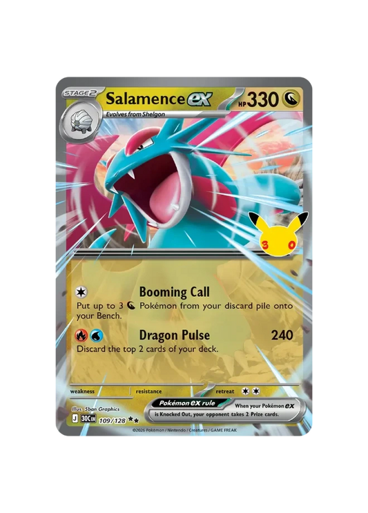 Pokémon TCG - 30C EN 109/128 - Salamence Ex