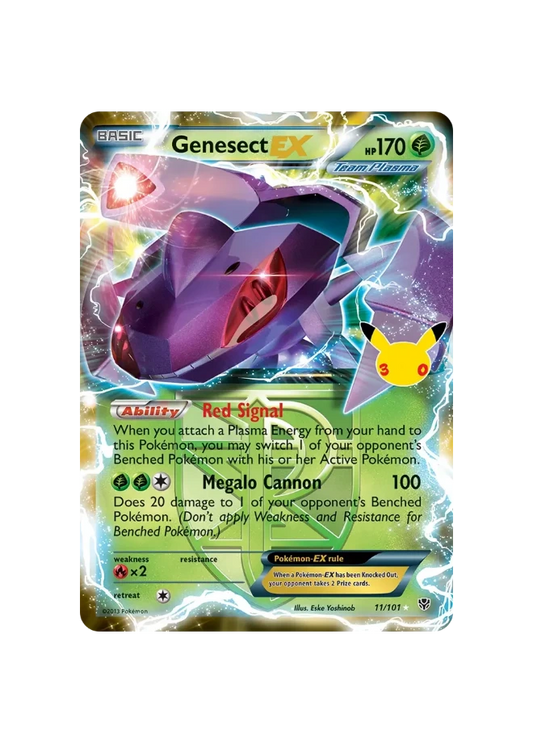 Pokémon TCG - 30C EN 011/101 - Genesect EX [Plasma Blast]