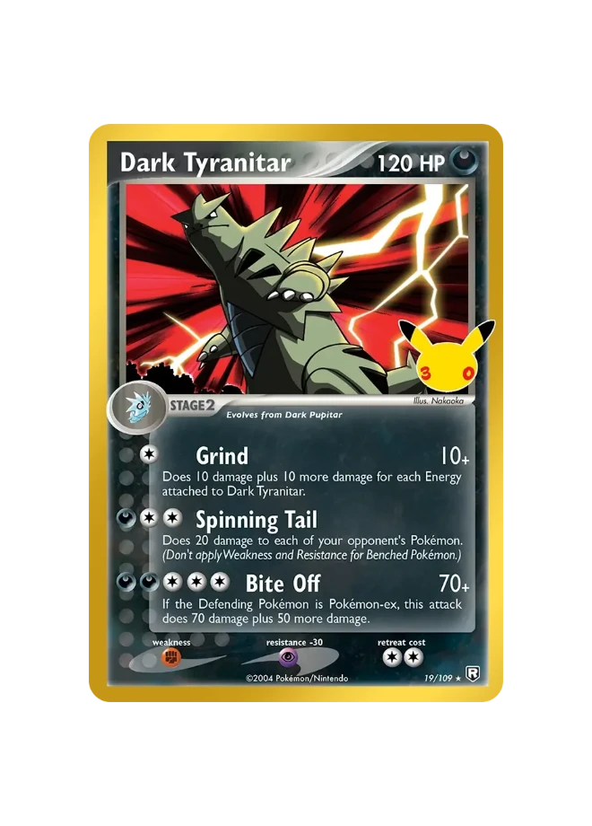 Pokémon TCG - 30C EN 019/109 - Dark Tyranitar [EX Team Rocket Returns]