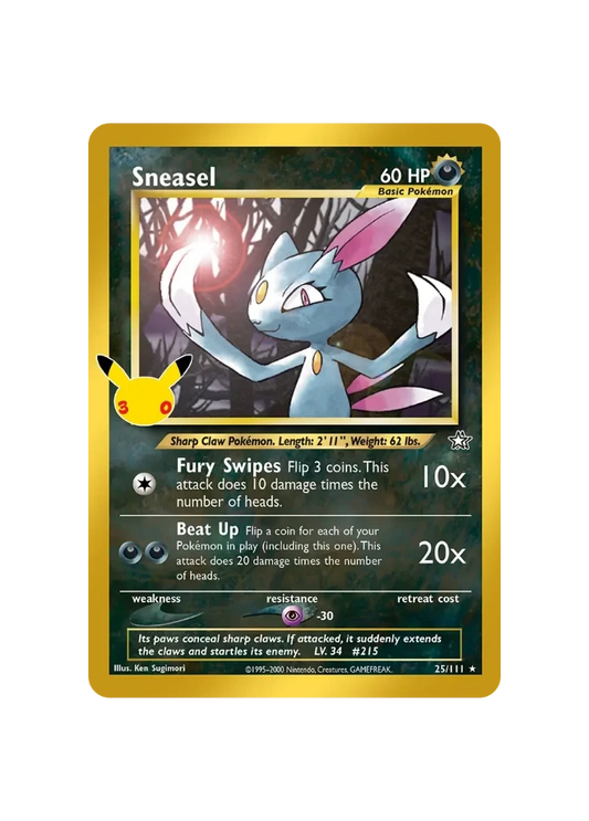 Pokémon TCG - 30C EN 025/111 - Sneasel [Neo Genesis]