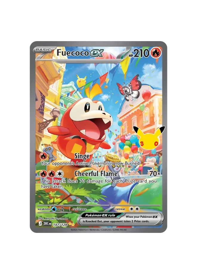 Pokémon TCG - 30C EN 147/128 - Fuecoco Ex