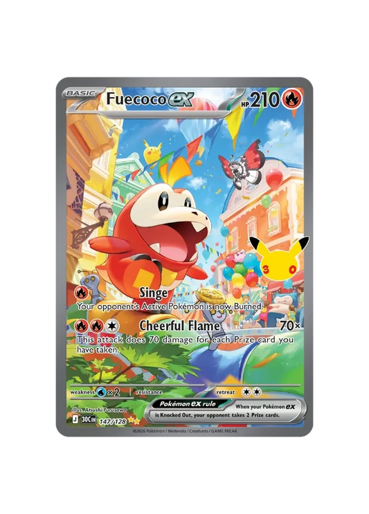 Pokémon TCG - 30C EN 147/128 - Fuecoco Ex