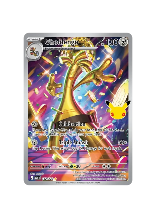 Pokémon TCG - 30C EN 142/128 - Gholdengo