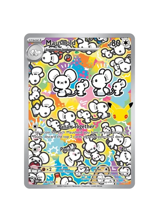 Pokémon TCG - 30C EN 146/128 - Maushold