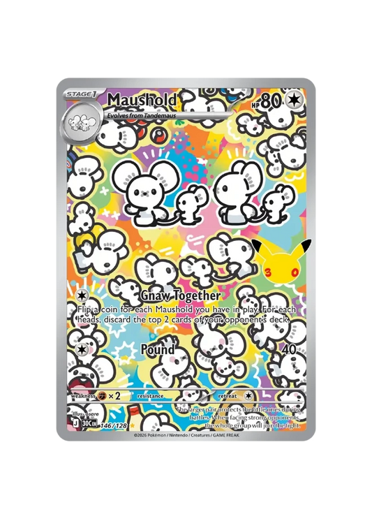 Pokémon TCG - 30C EN 146/128 - Maushold