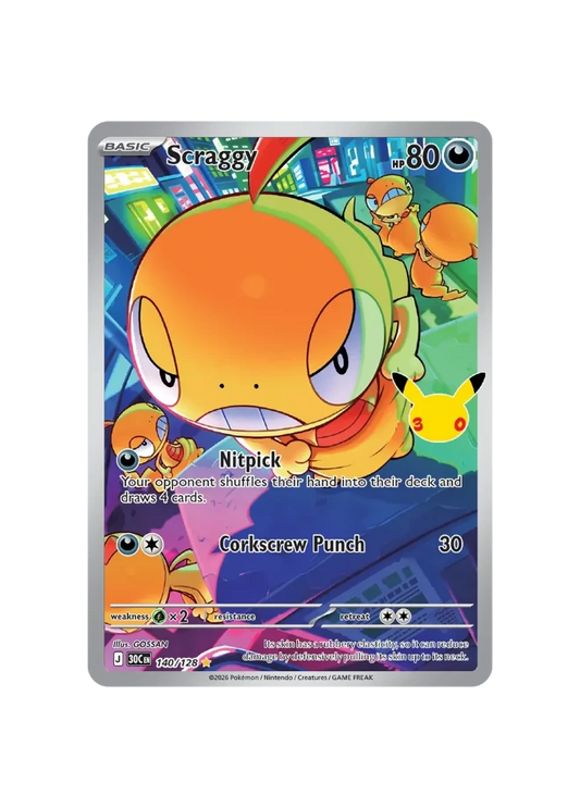 Pokémon TCG - 30C EN 140/128 - Scraggy