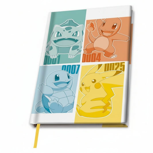 Pokémon Notiz Buch - Kanto Starter