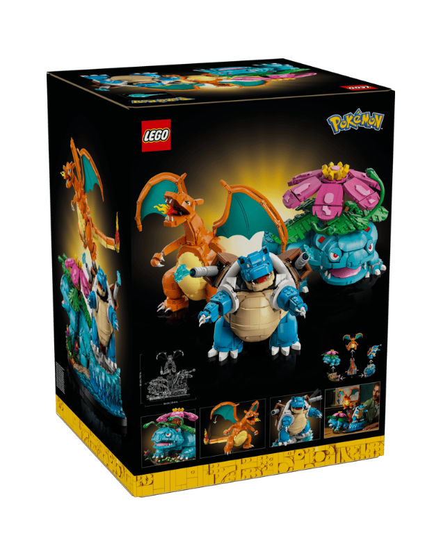 Pokémon Lego - Bisaflor, Glurak und Turtok