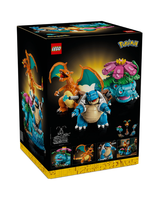 Pokémon Lego - Bisaflor, Glurak und Turtok