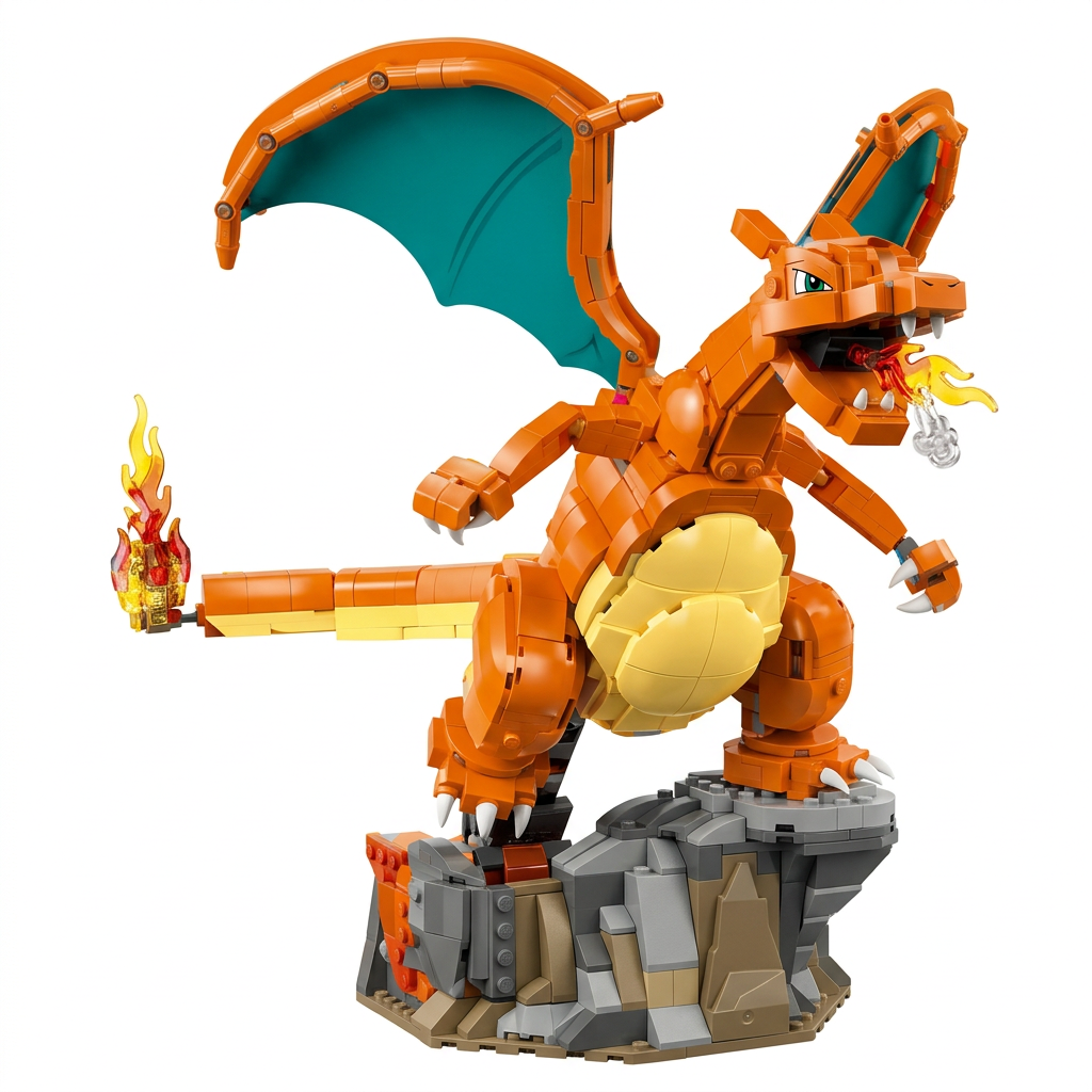 Pokémon Lego - Bisaflor, Glurak und Turtok