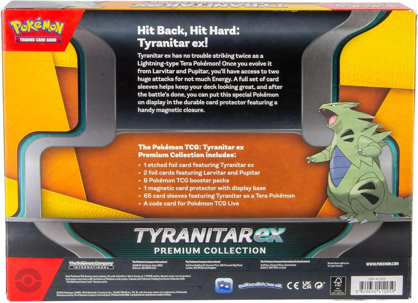 Pokémon TCG - Tyranitar Ex Collection Box (EN) 2024