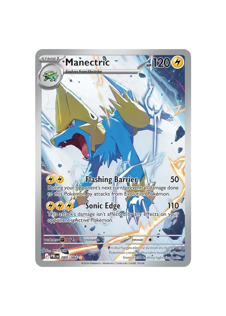 Pokémon TCG - PBL EN 089/084 - Manectric