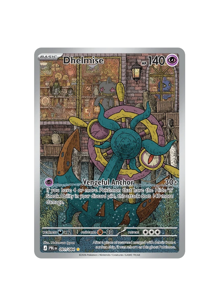Pokémon TCG - PBL EN 091/084 - Dhelmise