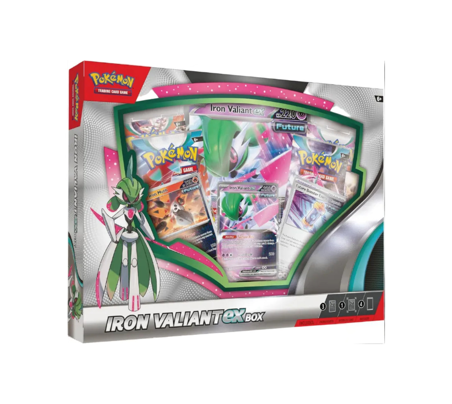 Pokémon TCG - Paradox Rift Iron Valiant Ex Collection Box (EN) 2023