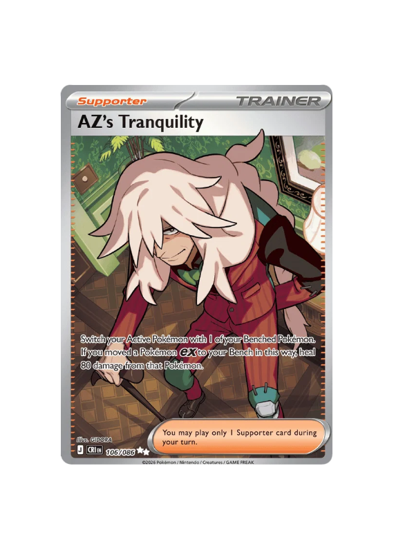 Pokémon TCG - CRI EN 106/086 - AZ`s Tranquility