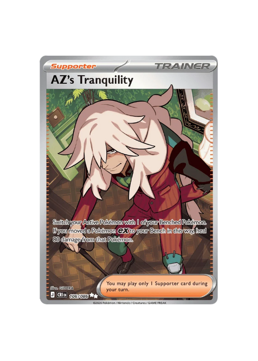 Pokémon TCG - CRI EN 106/086 - AZ`s Tranquility
