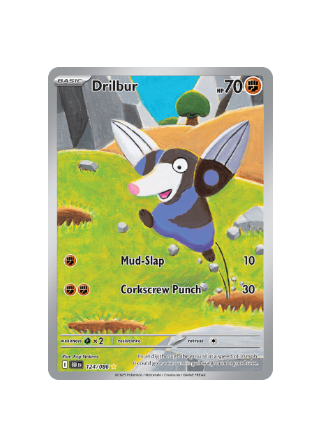 Pokémon TCG - BLK EN 124/086 - Drilbur