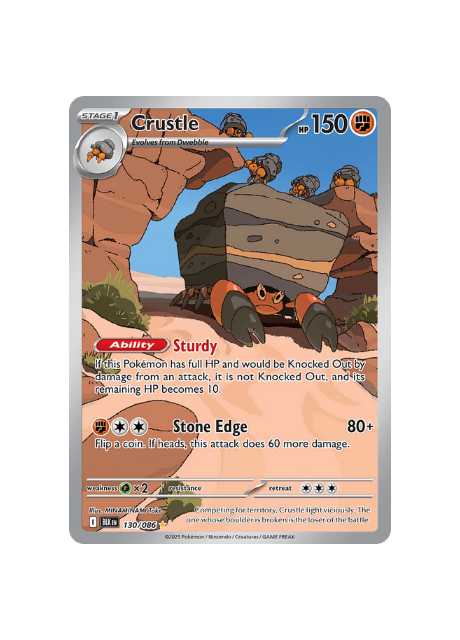 Pokémon TCG - BLK EN 130/086 - Crustle