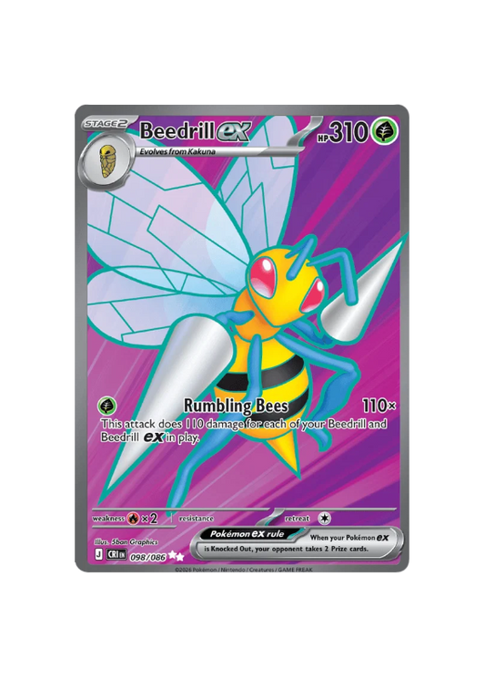 Pokémon TCG - CRI EN 098/086 - Beedrill EX