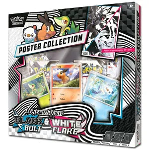 Pokémon TCG - Black Bolt White Flare Pooster Collection Box (EN) 2025