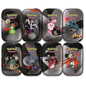 Pokémon TCG - Black Bolt White Flare Mini Tin Set (8x mini tins) (EN) 2025