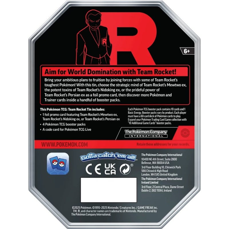 Pokémon TCG Team Rocket TIN (EN) 2025