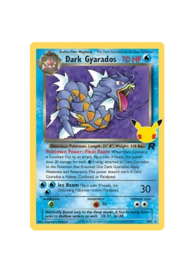 Pokémon TCG -  25th Celebrations EN 8/82- Dark Gyarados