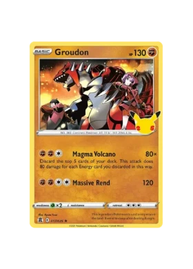 Pokémon TCG -  25th Celebrations EN 017/025 Holo - Groudon