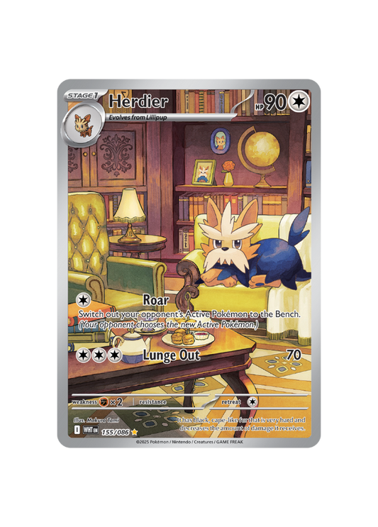 Pokémon TCG - WHT EN 155/086 Herdier